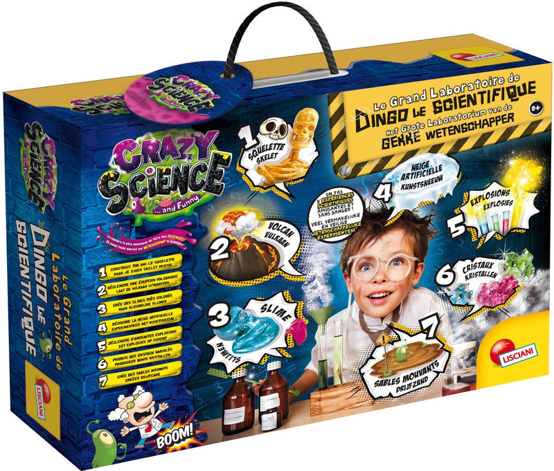 Lisciani crazy science le grand laboratoire de dingo le scientifique - fr + nl !!