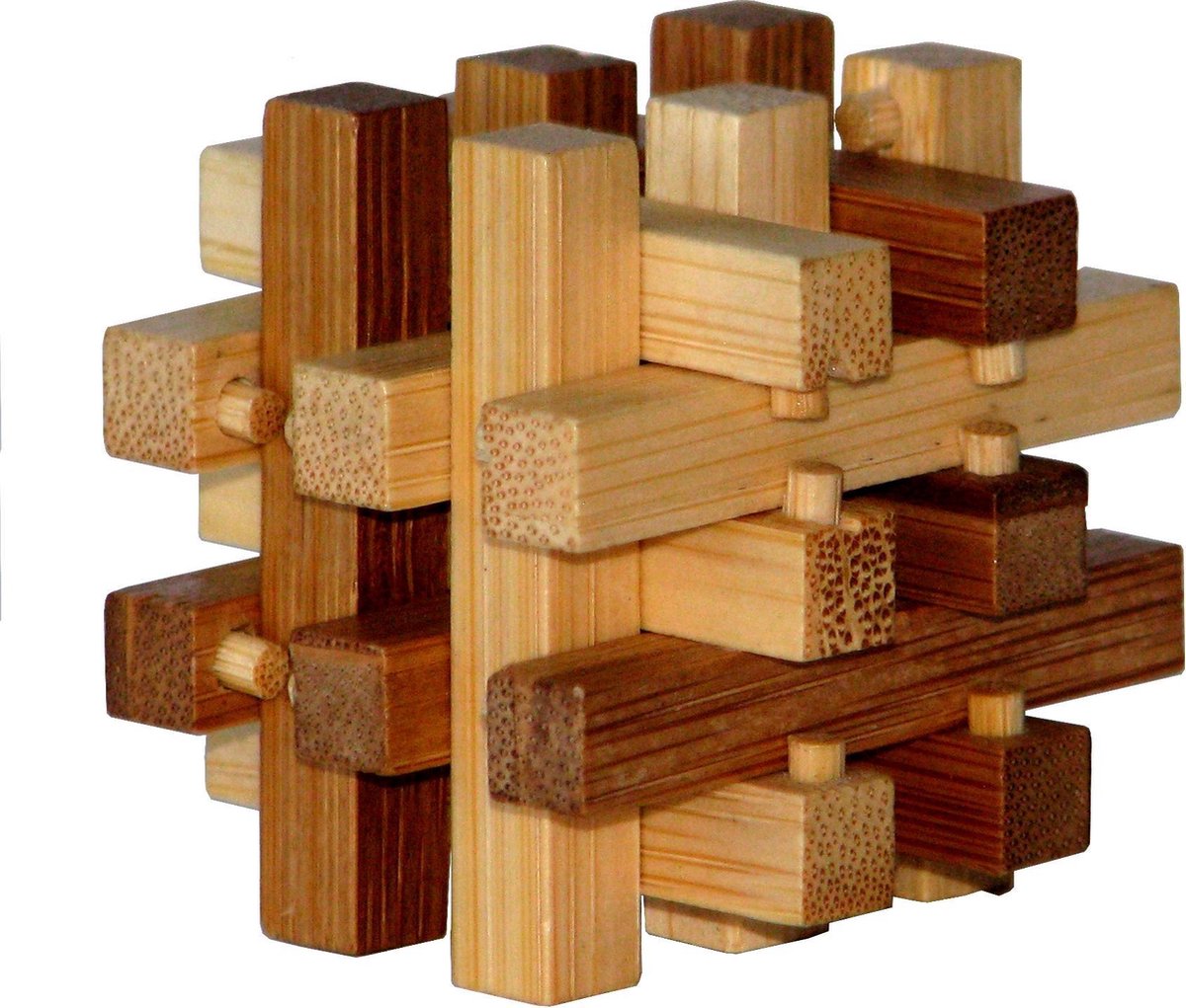Eureka slide 3d puzzle - bamboe schuifpuzzel voor probleemoplossing