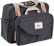 Béaba geneva ii luiertas 23 l - modulaire verzorgingstas met afneembaar voorvak - 16 vakken voor baby- en ouderspullen - inclusief verschoonmat, isothermische flessenhouder en fopspeenhouder - dark heather grey