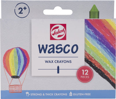 Talens wasco waskrijt set | 12 kleuren