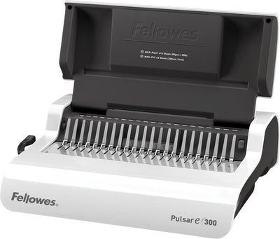 Fellowes inbindmachine pulsar-e elekrisch plastic bindrug, 300 vel
