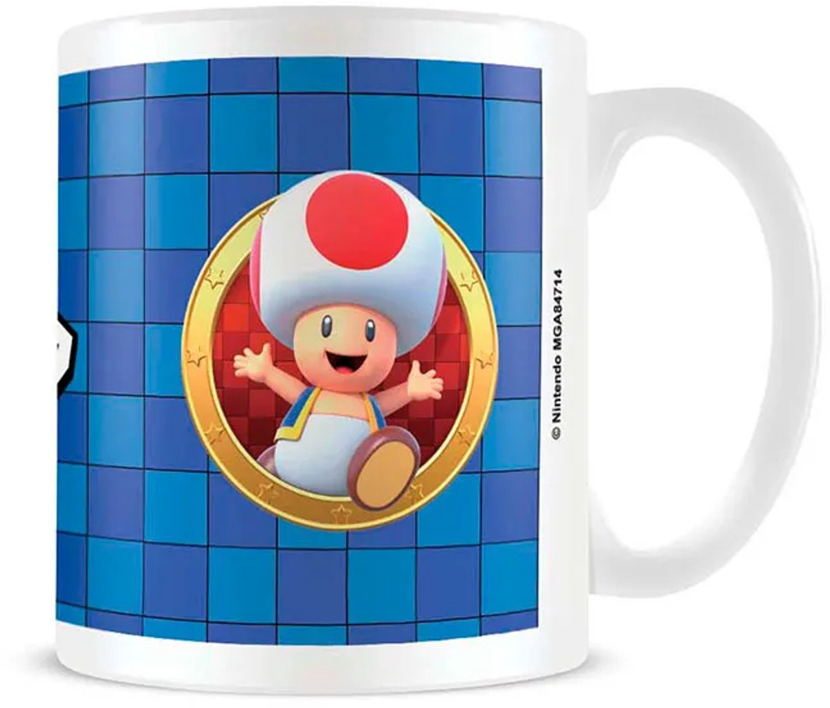 Pyramid super mario (toad 3d port) mok blauw