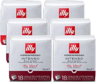 Illy - iperespresso koffie home intenso 6 x 18 capsules
