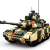 Sluban modelbricks army grote gevechtstank bouwspeelgoed – constructieset modelbouw – bouwdoos met 758 bouwstenen – m38‑b0756 vanaf 8 jaar