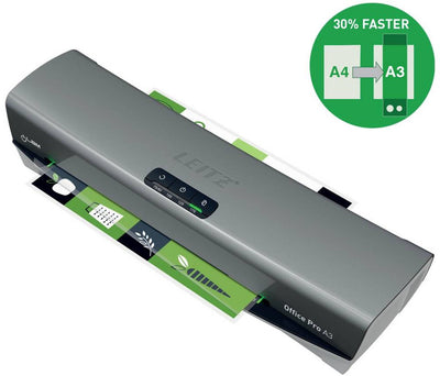 Leitz ilam office pro lamineermachine a3 - tot 125 μ - automatisch uitschakelen - incl. hoezen