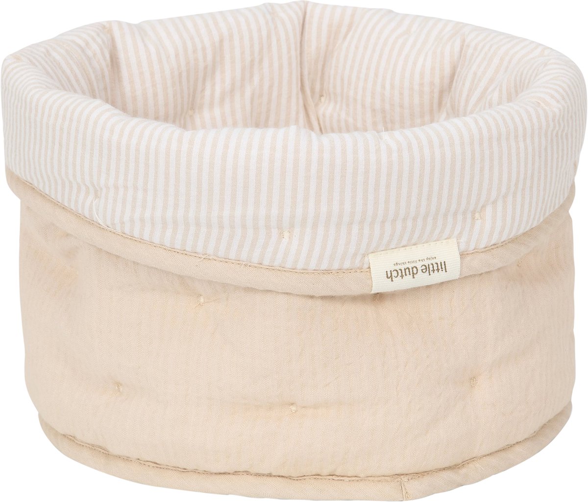 Little dutch pure commodemandje klein - soft beige streep
