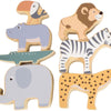 Small foot - houten safaridieren balansspel, 7dlg.