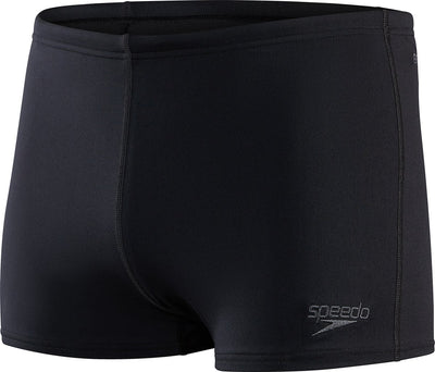 Speedo endurance+ aquashort heren - zwembroek heren - chloorbestendige zwemshort heren - zwemboxer heren met trekkoord - zwart - l