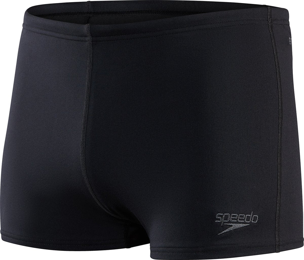 Speedo endurance+ aquashort heren - zwembroek heren - chloorbestendige zwemshort heren - zwemboxer heren met trekkoord - zwart - m