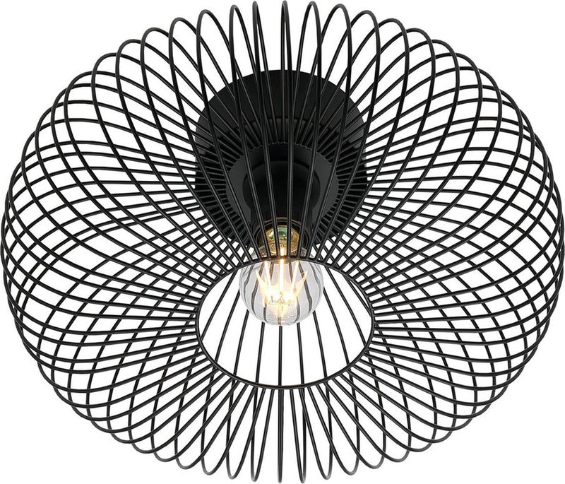 Nordlux beroni-plafondlamp-e27-metaal-zwart