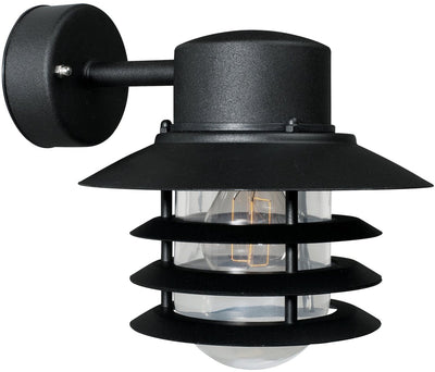 Nordlux vejers-wandlamp-down-e27-zwart