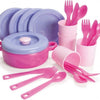 Dantoy eetservies pastel, 22dlg.