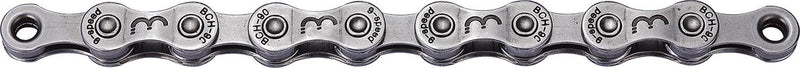 Bbb cycling powerline fietsketting – 9 speed fietsketting racefiets – 114 schakels – grijs - bch-90
