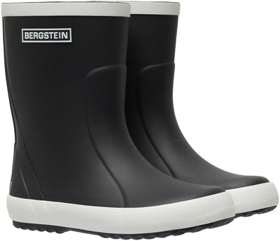 Bergstein classic unisex junior regenlaarzen - black