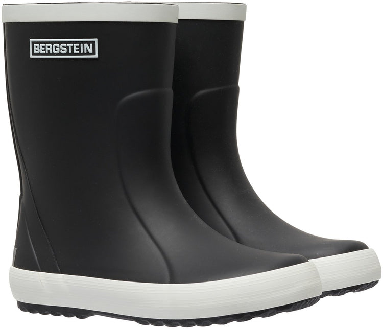 Bergstein classic unisex junior regenlaarzen - black