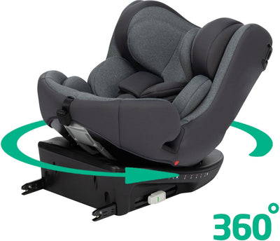 Bebeconfort evolvefix i-size - autostoeltje - tinted graphite - vanaf de geboorte tot 12 jaar