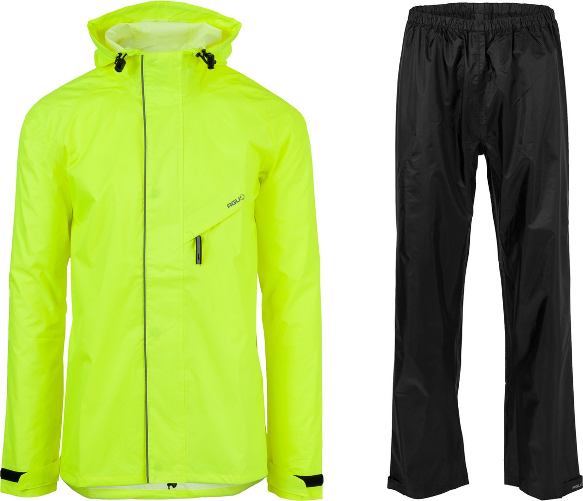Agu passat regenpak essential yellow neon