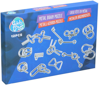 Eddy toys metalen breinbreker, set van 12