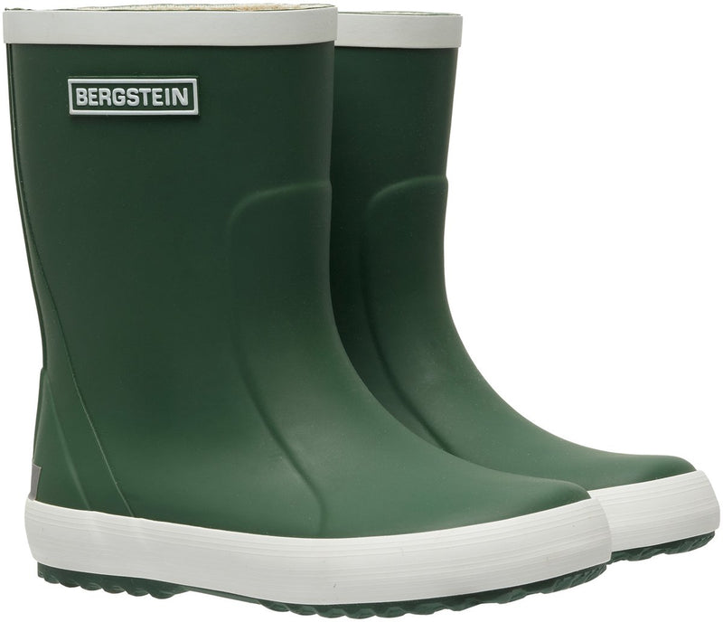 Bergstein classic unisex junior regenlaarzen - dark green 29