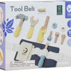 Classic world houten gereedschapsriem speelgoed voor kinderen 10-delig.