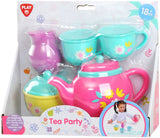 Playgo theeservies bloemen speelset - 7dlg. - afbeelding 1
