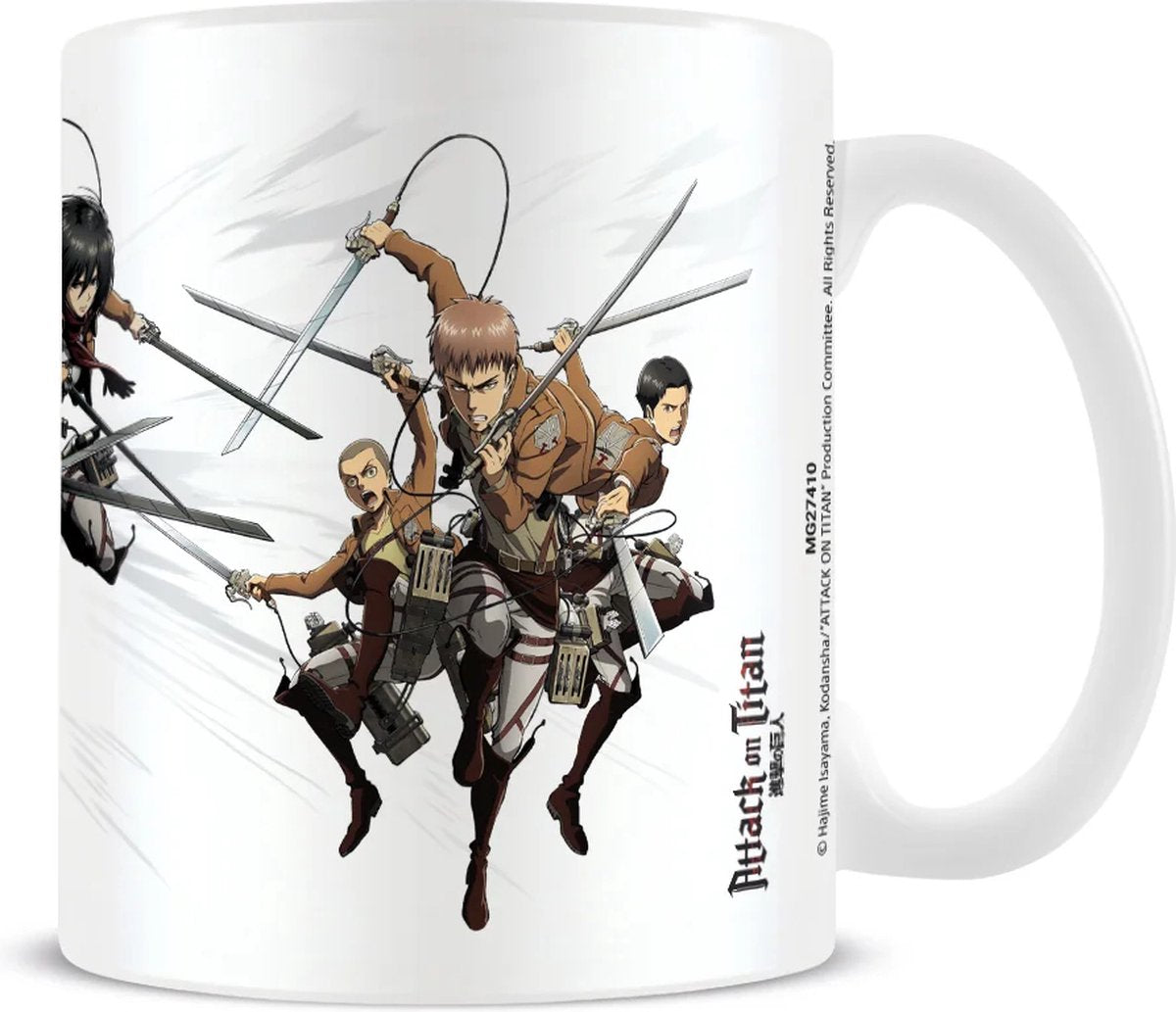 Pyramid international attack on titan mok beker character cups mok bekers