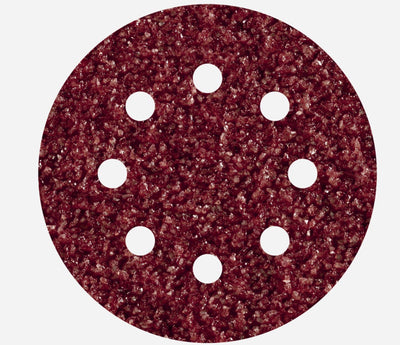 Wolfcraft - 25 schuurschijven ø 125 mm - korrel 40 - schuurpapier met klittenband voor hout en metaal - voor excentrische schuurmachine - 2069100