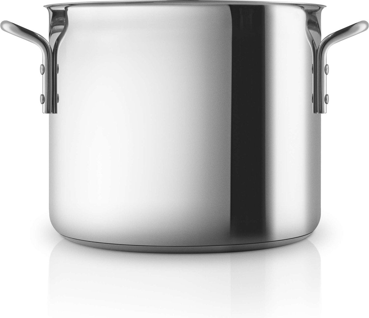 Eva trio - stainless steel slip-let ceramic kookpan ø 20 cm 4,8 - aluminium - zilver -