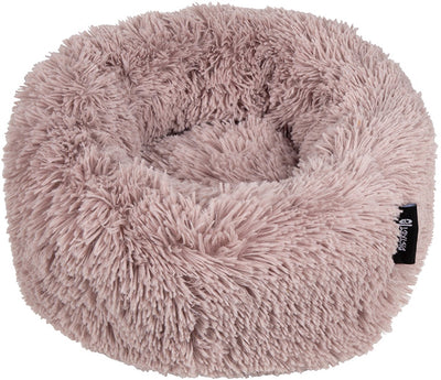 District 70 fuzz donut hondenmand - sand - small ø 45 cm