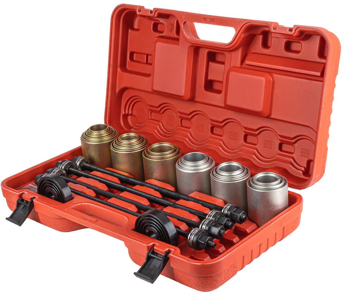 Amio silentblok en lager pers set 26 delig - bushing installatie en demontage gereedschap