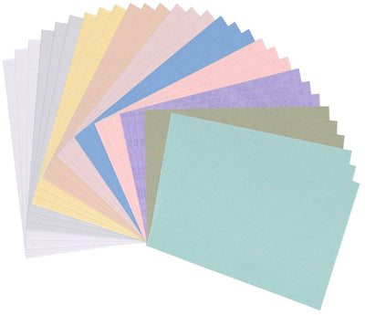 Vaessen creative vilt - a6 - 1 mm - 30 vellen hobbyvilt - 10 pastelkleuren