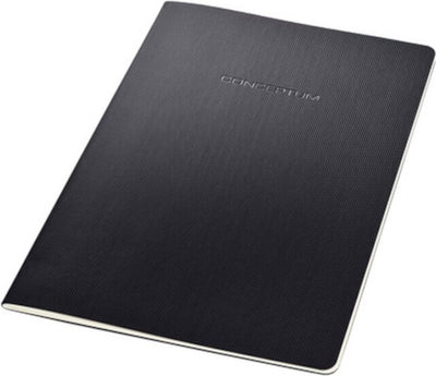 Sigel - notitieboek - conceptum - a6 - zwart - softcover - 64 pagina's - lijn - 80 grams papier - si-co865
