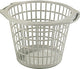 Sunware - basic wasmand 48cm rond wit - 48 x 48 x 33 cm
