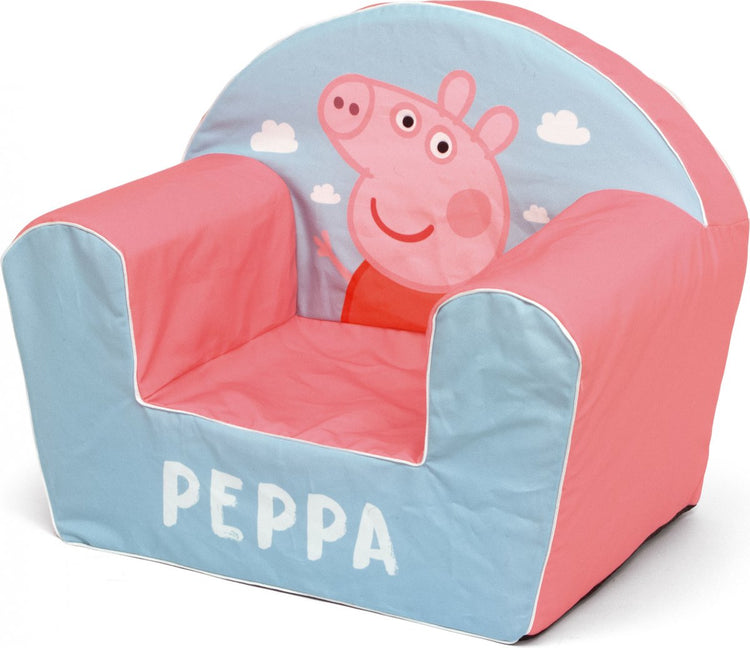 Nickelodeon stoel peppa pig junior 42 x 52 cm foam blauw roze