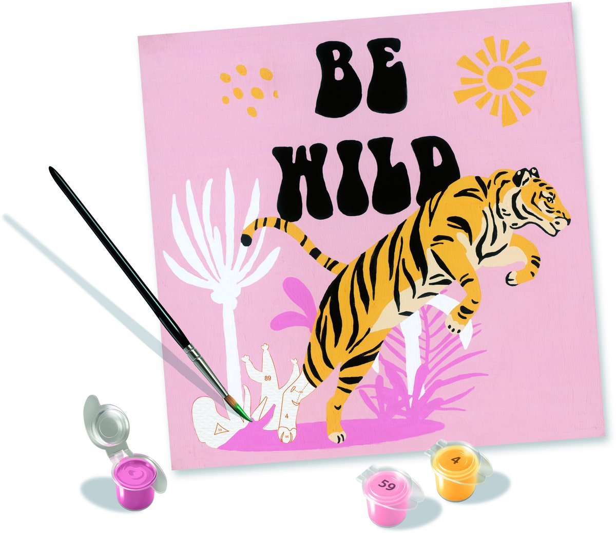 Ravensburger schilderen op nummer - be wild