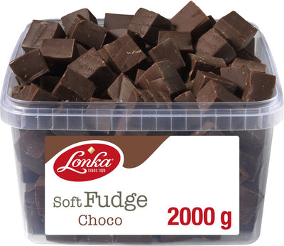 Lonka fudge chocolade - 1 x 2 kilo