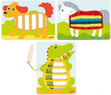 Goki houten weefpuzzels, 3st. - afbeelding 1