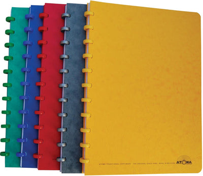 Atoma a5 schrift - geruit 5mm - 144 blz. - lyon karton