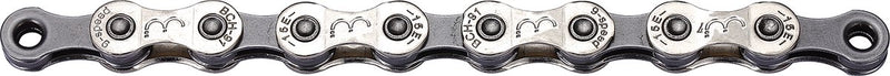 Bbb cycling powerline fietsketting – 9 speed fietsketting racefiets – 114 schakels – grijs en nikkel - bch-91