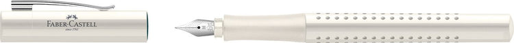 Faber-castell vulpen - grip 2010 - m - harmony coconut milk - fc-140820