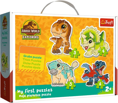 Trefl puzzelset baby classic - schattige dinosaurussen jurassic world.