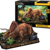 Cubic fun 3d-puzzel triceratops – houten bouwpakket