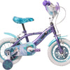 Disney die eiskönigin disney frozen 2 kinderfiets - meisjes - 12 inch - blauw paars - twee handremmen