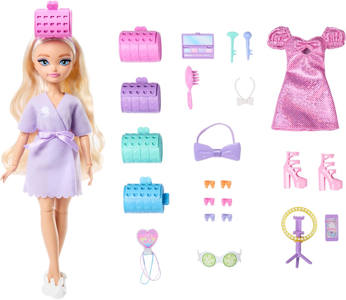Barbie mattel pop malibu dream besties met accessoires haarstyling.