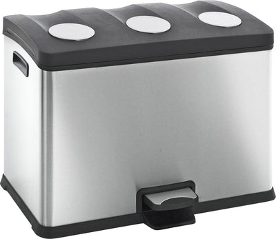 Eko pedaalemmer 31054039 rvs (roestvrij staal) zilver
