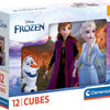 Clementoni blokpuzzel frozen, 12st.