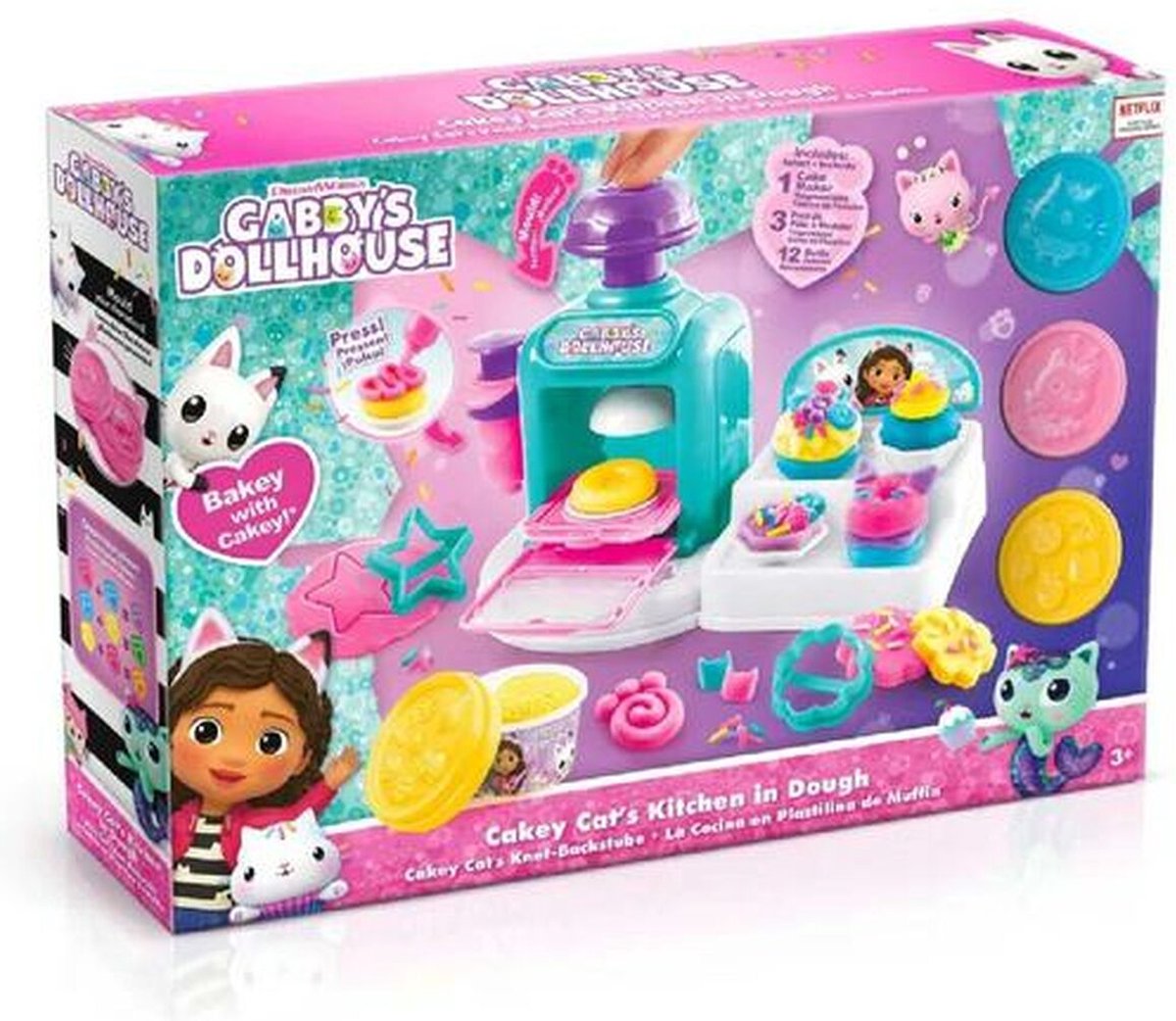 Canal toys gabby´s doll house kleiset - klei - educatief - knutselen - cupcakes - gabby