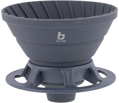 Bo-camp - koffiefilter houder - vouwbaar - grijs
