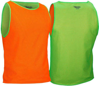 Avento trainingshesje dubbelzijdig - pupil - fluorgroen fluororanje one size
