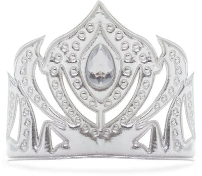 Little adventures - ice princess kroon – zachte kinderkroon – zilver
